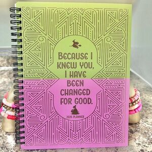 Brand New Because I Knew You I Have Been Changed For Good 2026 Planner